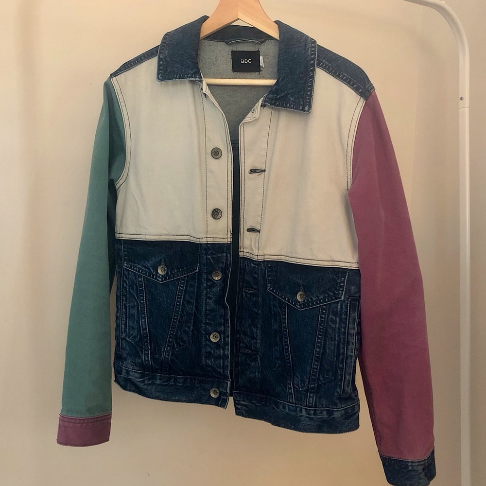 BDG denim colorblock jacket in perfect condition!